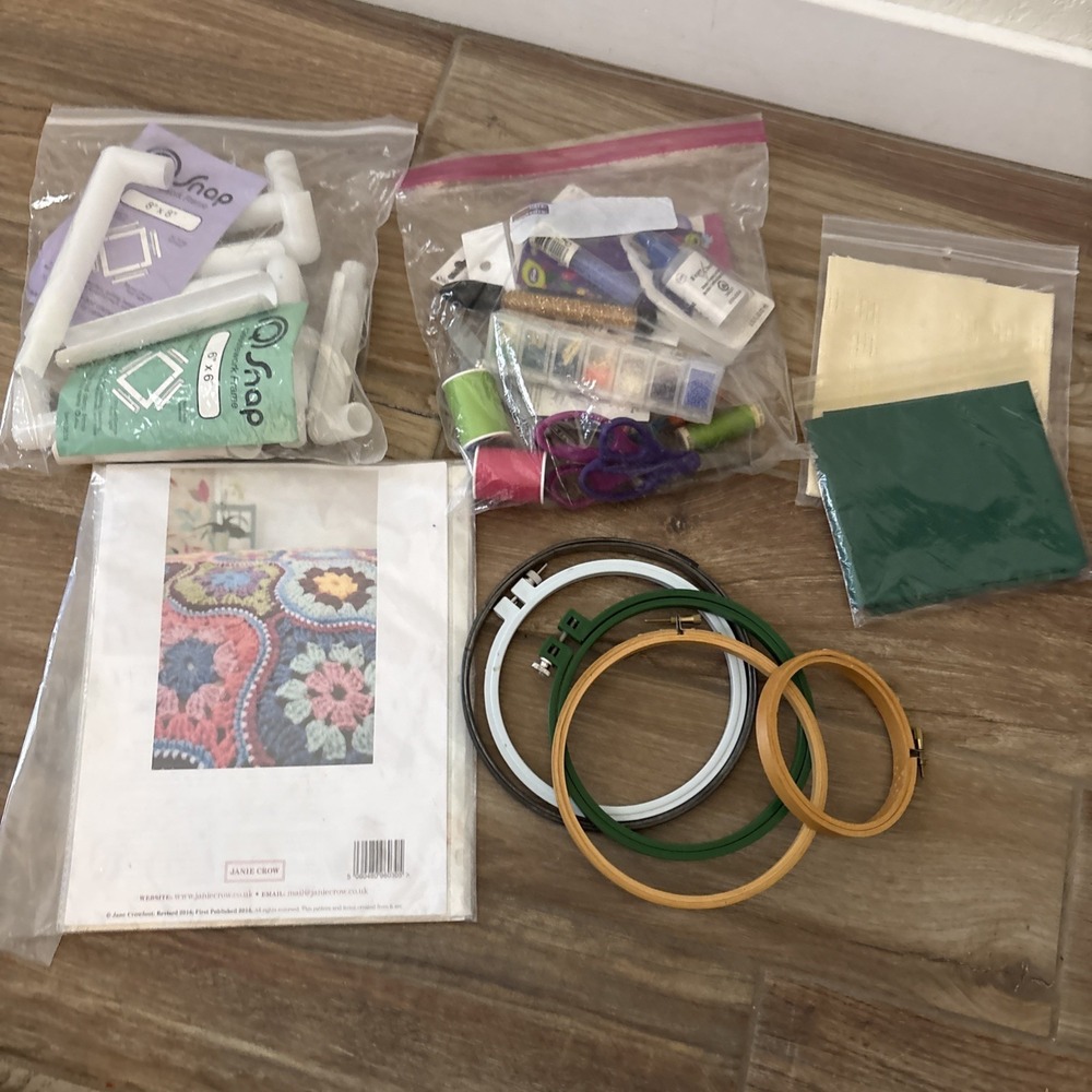 Lot Of Embroidery Needlepoint Supplies & Tapestry Frames Yarnspiration Pattern